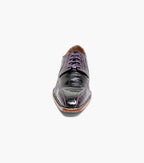 Stacy Adams Talamanco Bike Toe Oxford Animal Print Purple Multi 25788-540