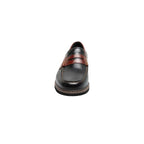 Nunn Bush Odin II Moc Toe Penny Loafer Shoes Black Multi 85154-009