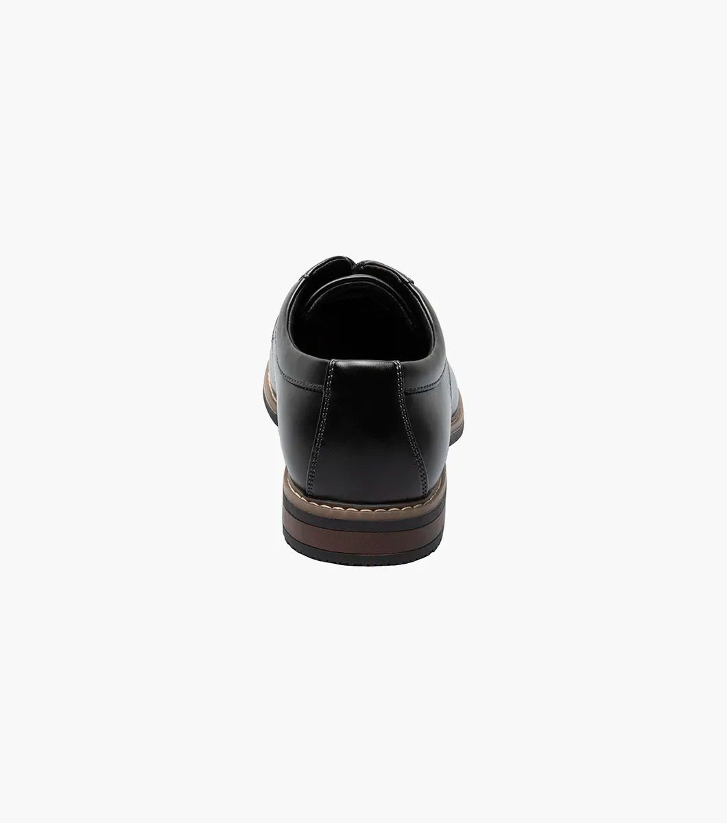 Nunn Bush Carmelo Plain Toe Oxford Walking Shoes Black 81509-001