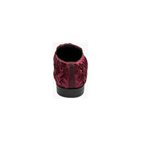 Stacy Adams Savoir Satin Textile Upper Shoes 25611-601 Burgundy