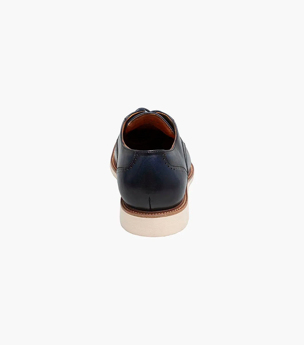 Stacy Adams Wesbridge Cap Toe Oxford Shoes Leather Navy 25713-410