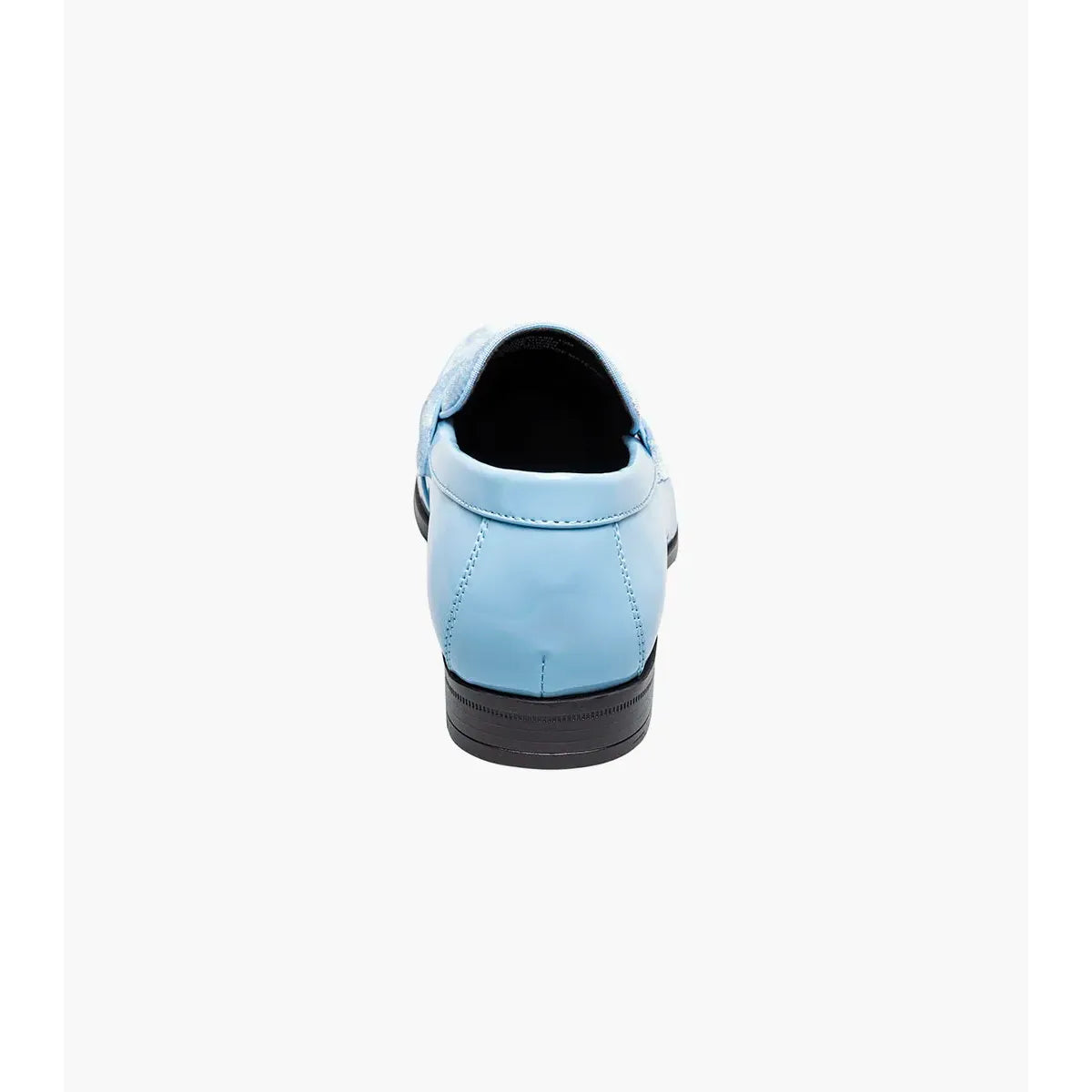 Stacy Adams Spratley Moc Toe Saddle Slip On Dress Shoes Light Blue 25686-459