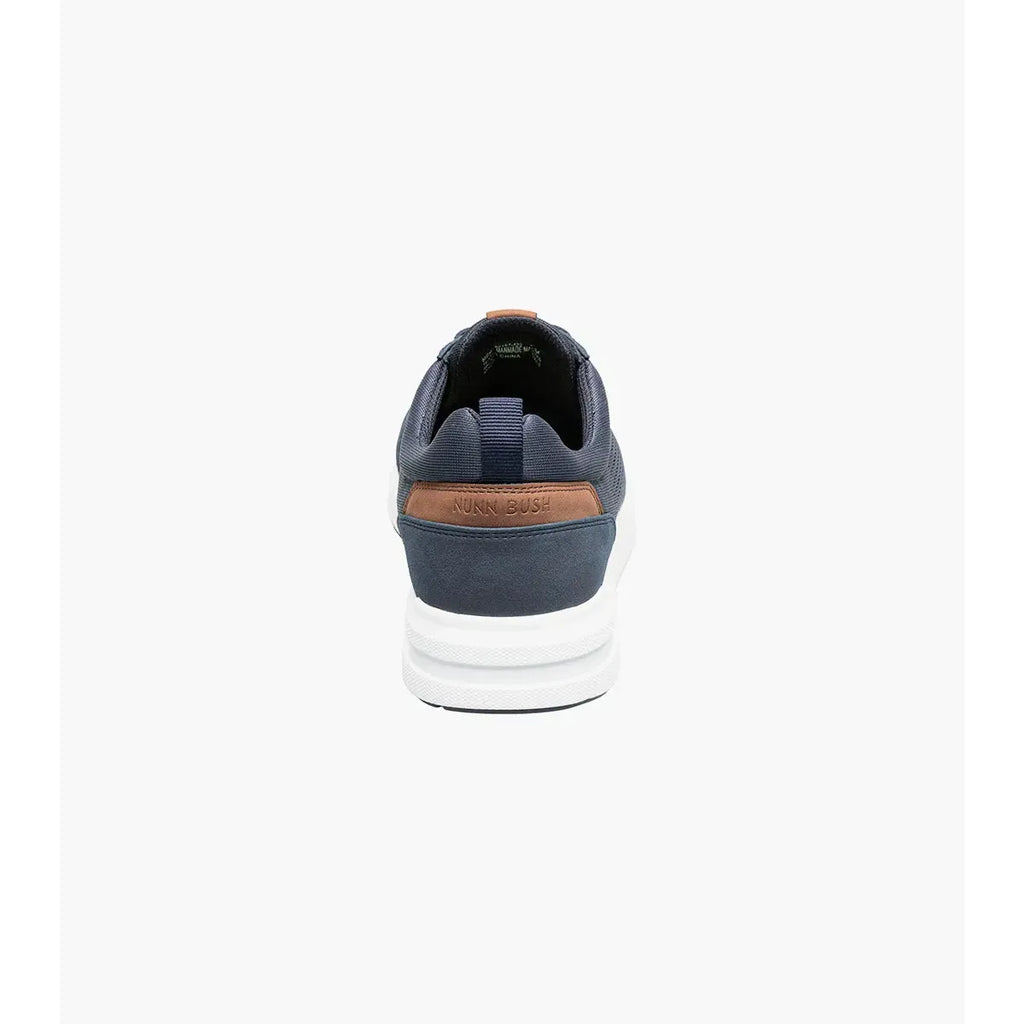Nunn Bush KORE City Rally Mesh Moc Toe Sneaker Navy Multi 85157-492