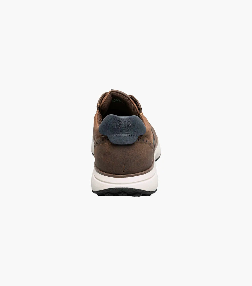 Nunn Bush KORE Swift Moc Toe Sneaker Comfort Brown Multi 85151-249