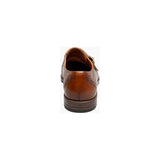 Stacy Adams Arthur Plain Toe Double Monk Strap Shoes Cognac 25654-221