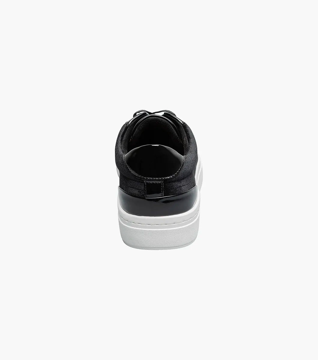 Stacy Adams Dante Lace To Toe Sneaker Patent Leather Black 25806-001