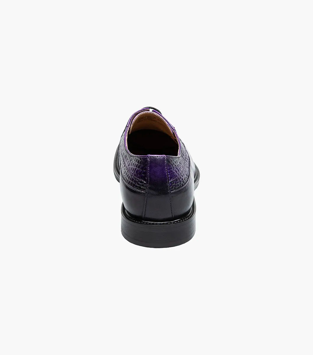 Stacy Adams Martino Cap Toe Oxford Leather Purple 25833-542