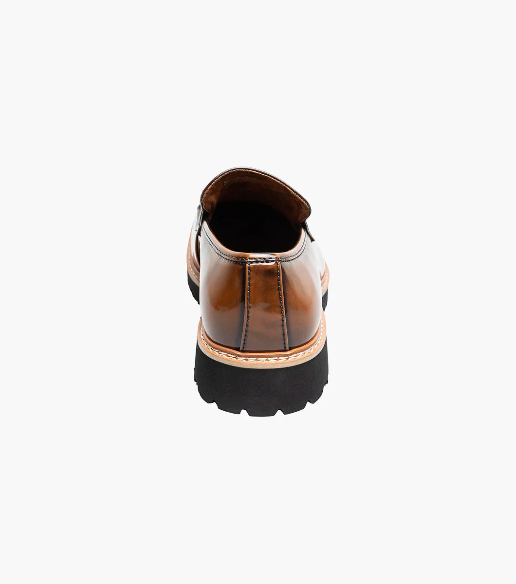 Stacy Adams Carabello Moc Toe Bit Slip On Brown Multi 25804-249