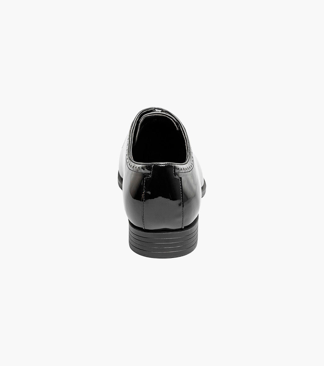 Stacy Adams Stuart Folded Vamp Balmoral Oxford Black 25794-001