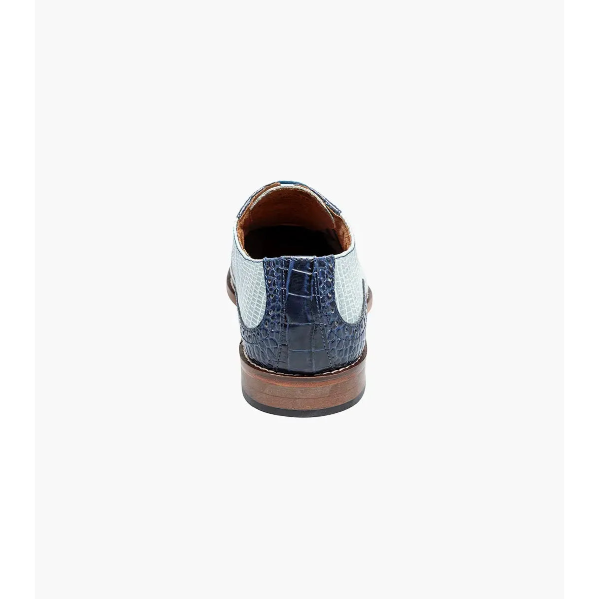 Stacy Adams Tarango Modified Cap Toe Oxford Shoes Dark Blue Multi 25770-469
