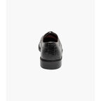 Stacy Adams Fiorentino Cap Toe Oxford Print Leather 25814-001 Black
