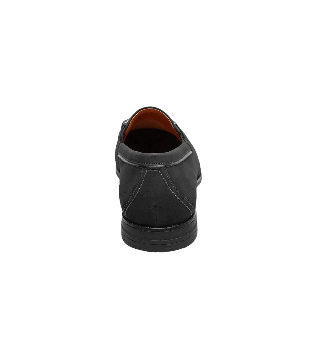 Stacy Adams Richardson Moc Toe Bit Slip On Shoes Black 25746-001