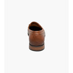 Stacy Adams Richmont Moc Toe Bit Slip On Shoes Cognac Tumbled 21567-222
