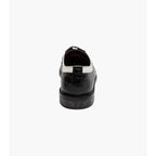 Stacy Adams Fiorentino Cap Toe Oxford Print Leather 25814-111 Black & White