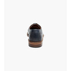 Stacy Adams Gambetta Modified Cap Toe Oxford Leather Shoes Navy 25780-410