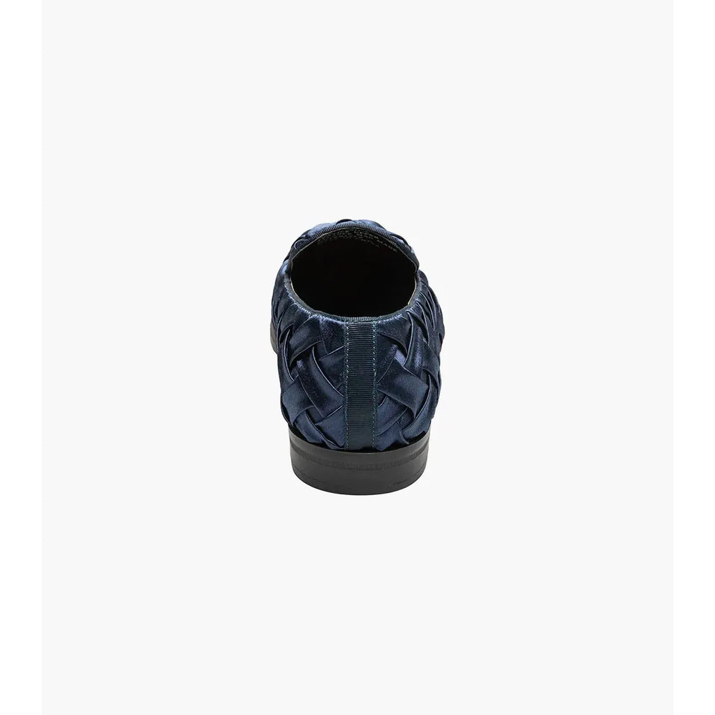 Stacy Adams Savoir Satin Textile Upper Shoes 25611-410 Navy