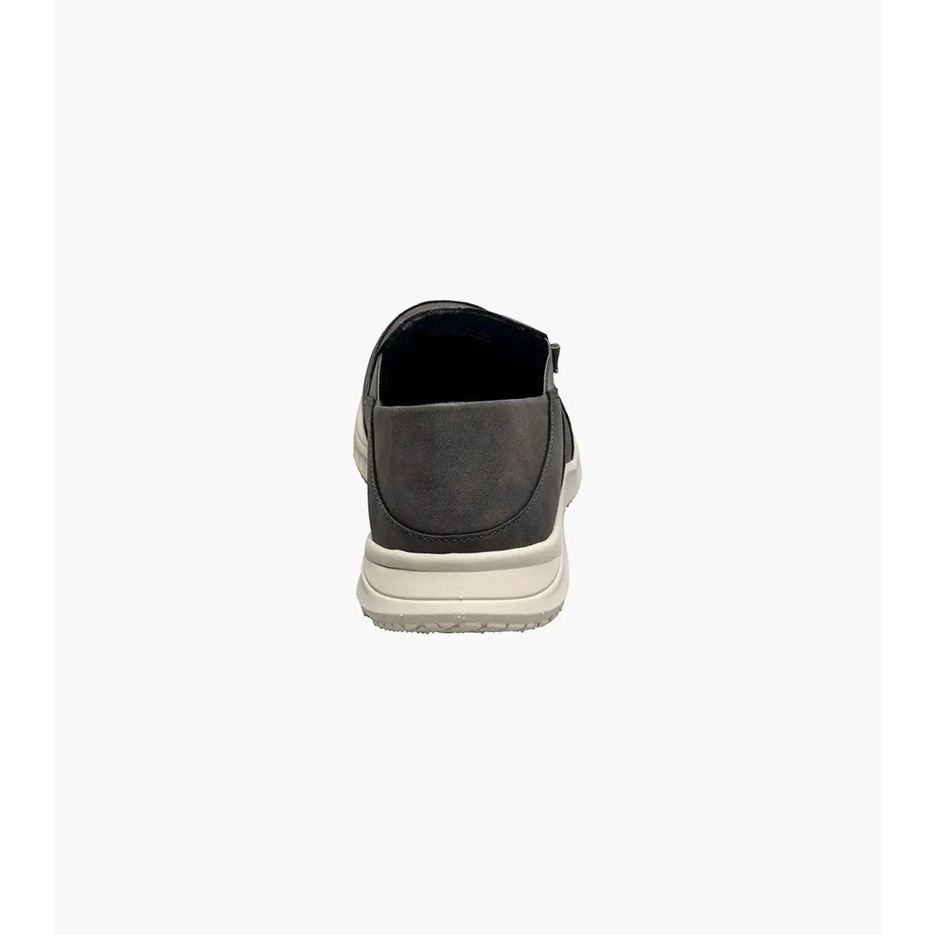 Nunn Bush Conway EZ Moc Toe Slip On Casual Shoes Charcoal 85062-013