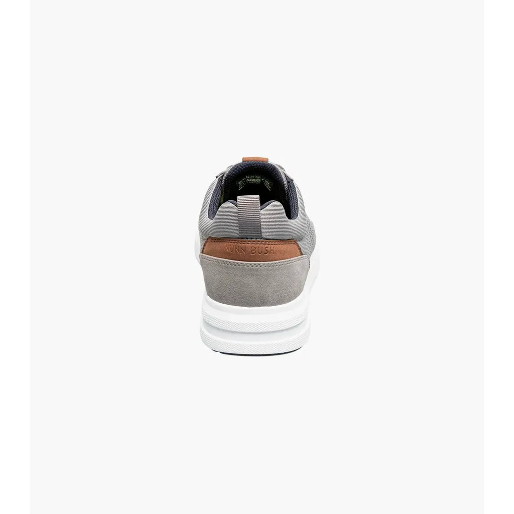 Nunn Bush KORE City Rally Mesh Moc Toe Sneaker Gray Multi 85157-062