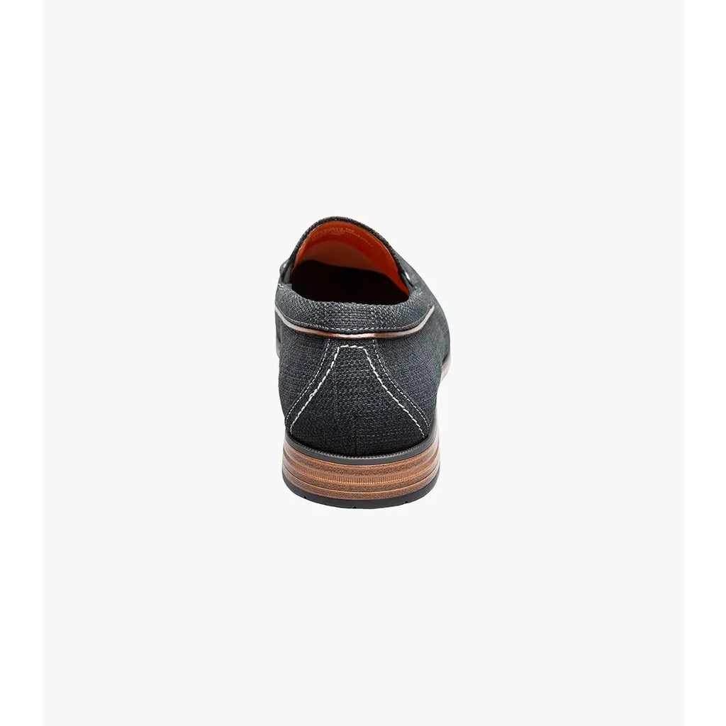 Stacy Adams Ridgely Moc Toe Slip On Casual Shoes Charcoal 25758-013