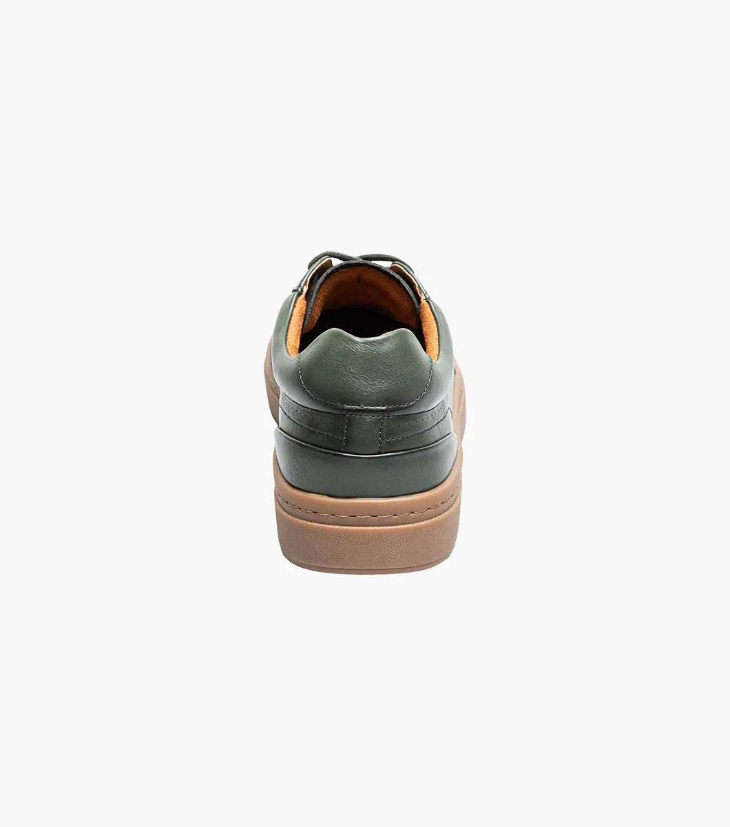 Stacy Adams Dorian Moc Toe Lace-Up Sneaker Green 25749-300