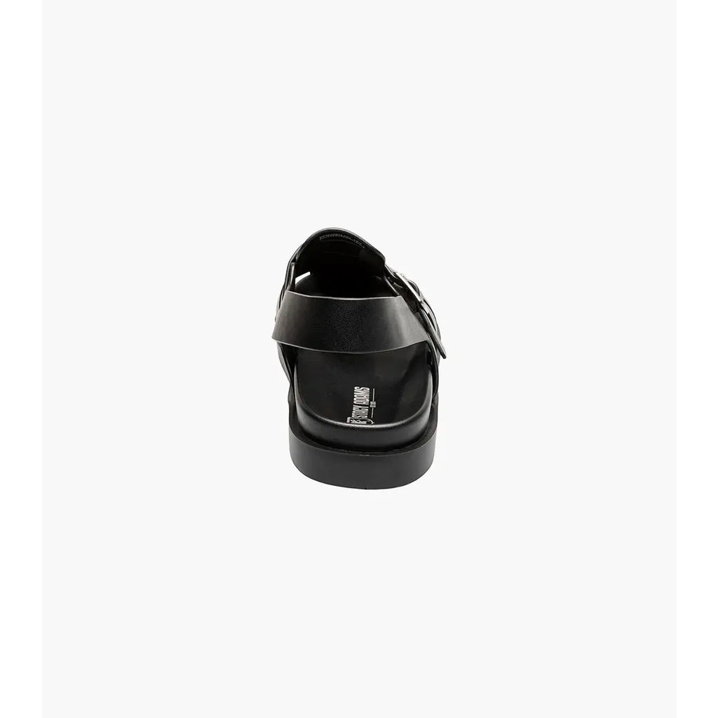 Stacy Adams Montego Slingback Buckle Sandal Black 25659-001
