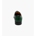 Stacy Adams Hallquist Plain Toe Oxford Shoes Leather Green 25742-300