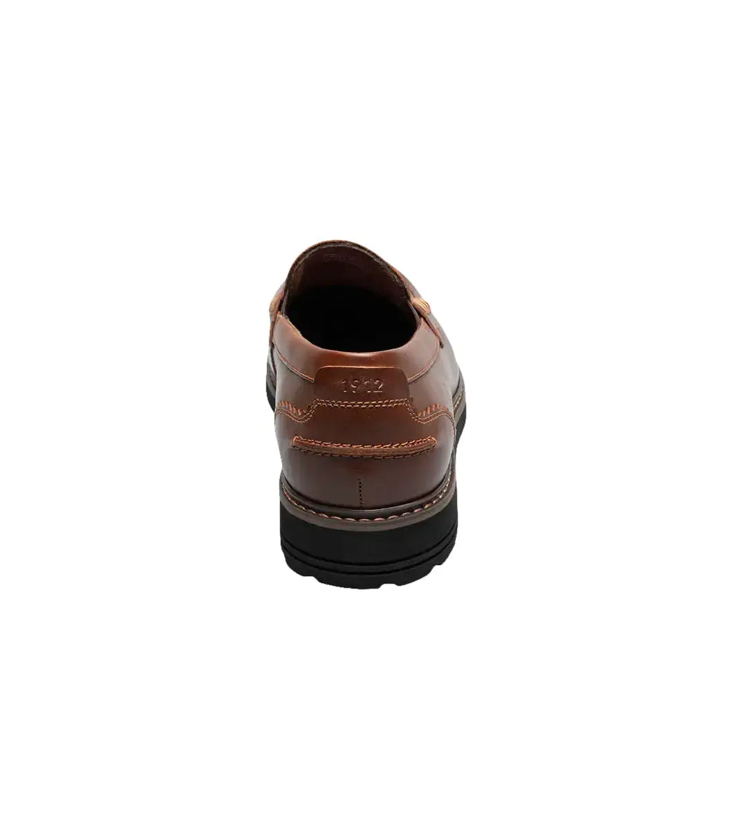Nunn Bush Odin II Moc Toe Penny Loafer Shoes Cognac 85154-221