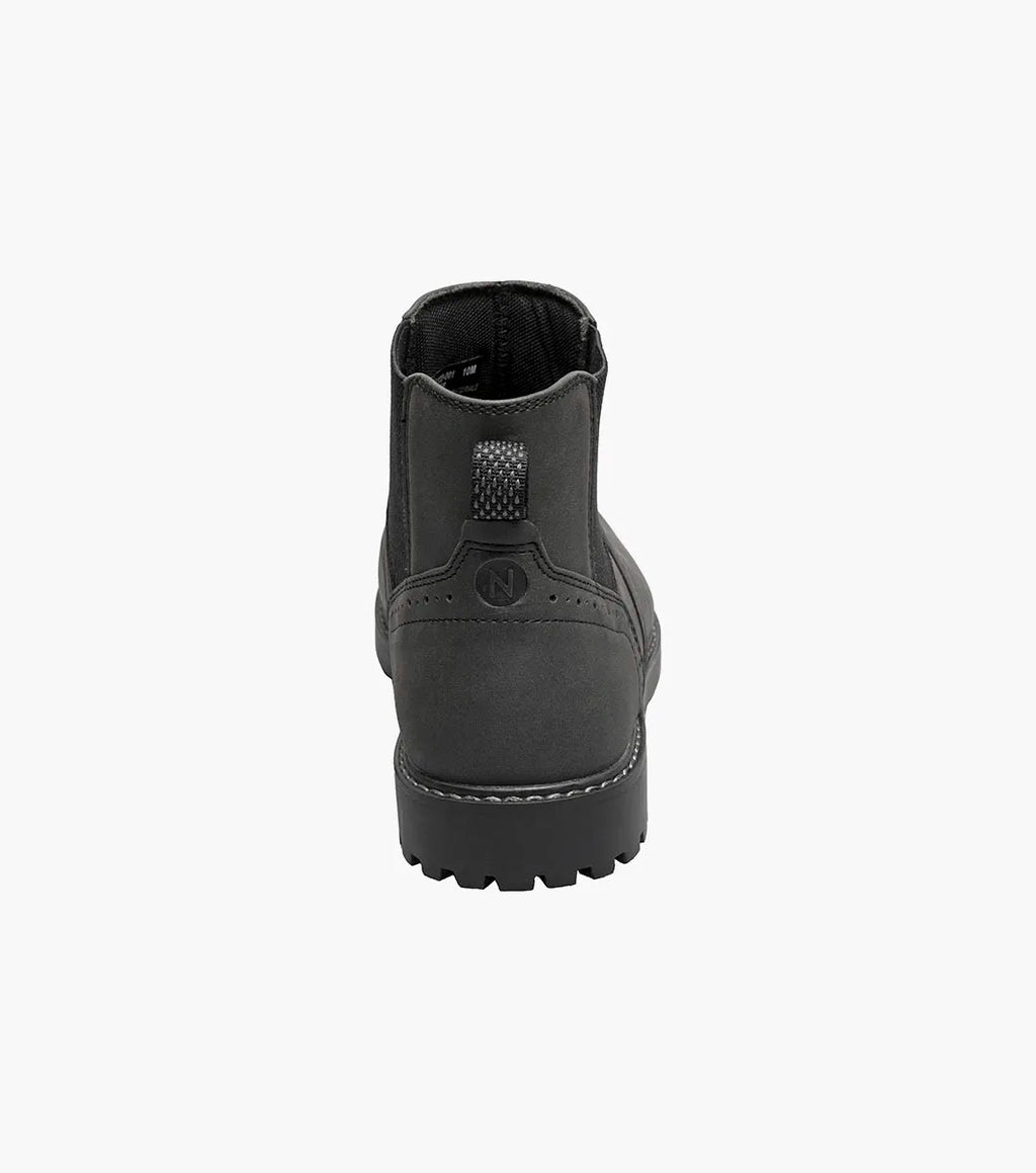 Nunn Bush Delton Plain Toe Chelsea Boot Lightweight Black 81720-001