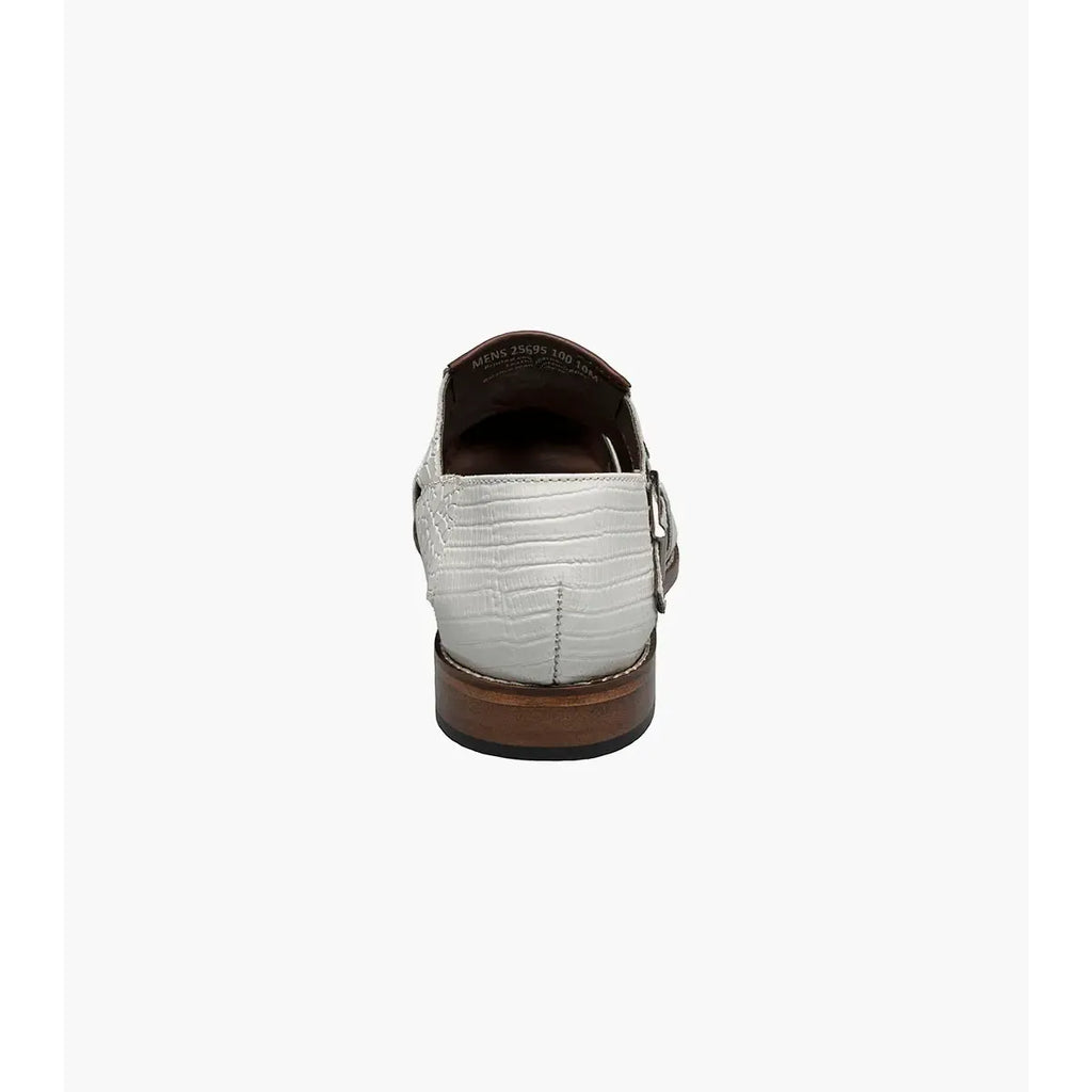 Stacy Adams Calandro City Summer Sandal  White 25695-100