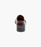 Stacy Adams Alistair Plain Toe Ornament Slip On Burgundy 25792-601