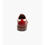 Stacy Adams Fiorentino Cap Toe Oxford Print Leather 25814-640 Red Multi