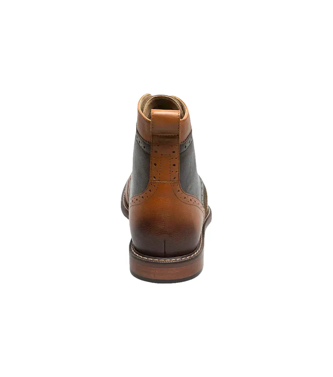 Stacy Adams Finnegan Wingtip Lace-Up Boot Olive Multi 25427-302