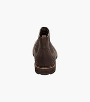 Nunn Bush Otis II Plain Toe Chelsea Boot Brown Crazy Horse 85091-215