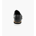 Stacy Adams Alvarado Woven City Sandal Comfortable Black 25769-001