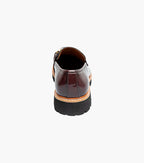 Stacy Adams Carabello Moc Toe Bit Slip On Burgundy Multi 25804-641