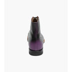 Stacy Adams Madison Cap Toe Lace Up Boot Tone On Tone Purple 00110-542