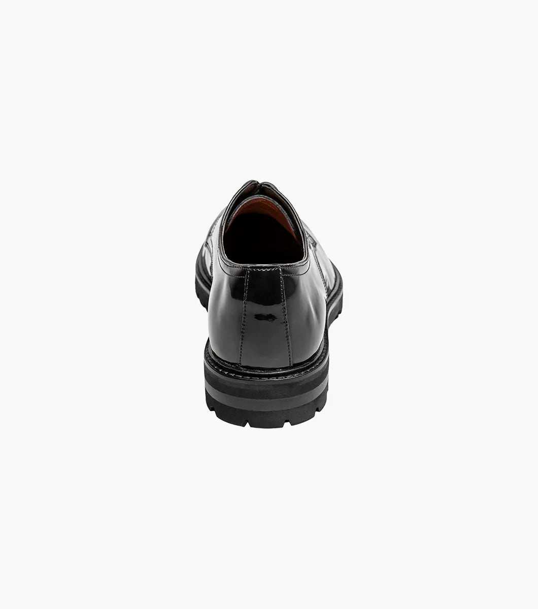 Stacy Adams Hartcliffe Plain Toe Oxford Patent Leather Black 25784-004