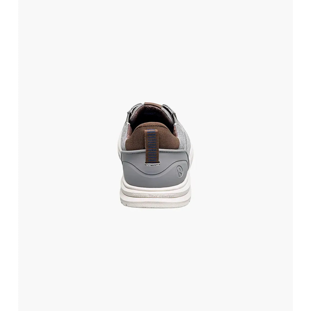 Nunn Bush Brew City EZ Hands Free Canvas Lace Moc Toe Slip On Gray 85164-062