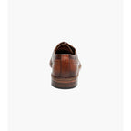 Stacy Adams Gambetta Modified Cap Toe Oxford Leather Shoes Cognac  25780-221
