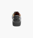 Stacy Adams Dorian Moc Toe Lace-Up Sneaker Black Smooth  25749-005