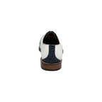 Stacy Adams Tristano Modified Bike Toe Oxford Shoes Dark Blue Multi 25694-469