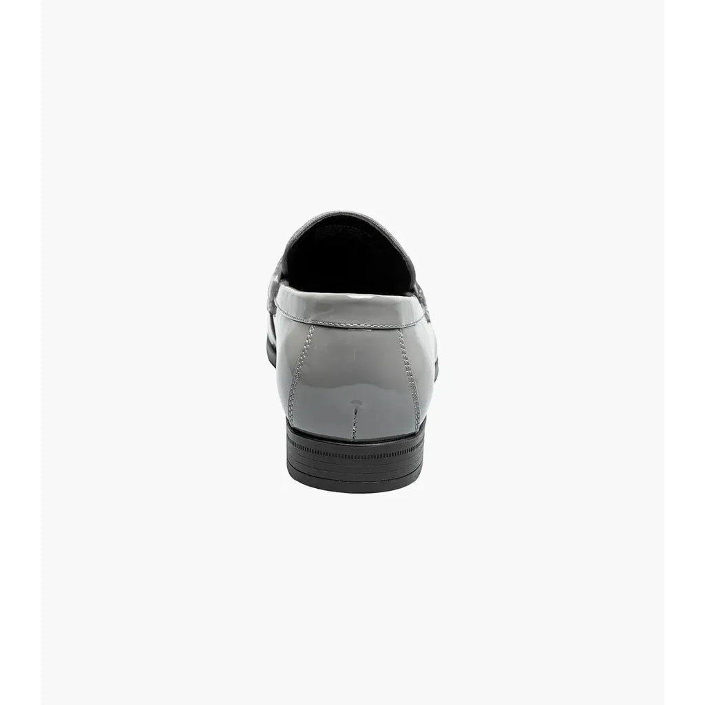 Stacy Adams Spratley Moc Toe Saddle Slip On Dress Shoes Gray 25686-020
