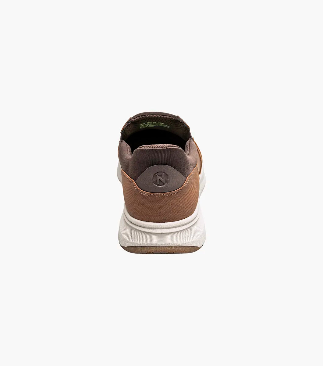 Nunn Bush KORE Taz EZ Hands-Free Moc Toe Slip-On Tan Multi 85192-238