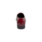 Stacy Adams Sprague Moc Toe Bit Slip On Shoes Burgundy 25732-601