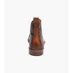 Stacy Adams Garza Wingtip Chelsea Boot Leather Cognac 25782-221