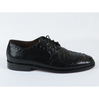 Men's Shoes By SHENBINS Genuine Python Leather Hand Made in Turkey 101-1 Black Snake