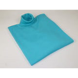Men PRINCELY Turtle neck Sweater Turkey Soft Merino Wool 1011-80 Mid. Turquoise