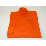 Men PRINCELY Turtle neck Sweater From Turkey Merino Wool 1011-80 Orange