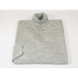 Men PRINCELY Turtle neck Sweater From Turkey Merino Wool 1011-80 Silver