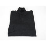 Men PRINCELY Turtle neck Sweater Turkey Soft Merinos Wool 1011-80 Charcoal